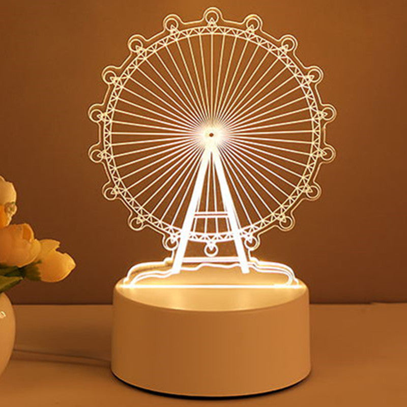 "3D Acrylic USB LED Night Light
Home Decor"