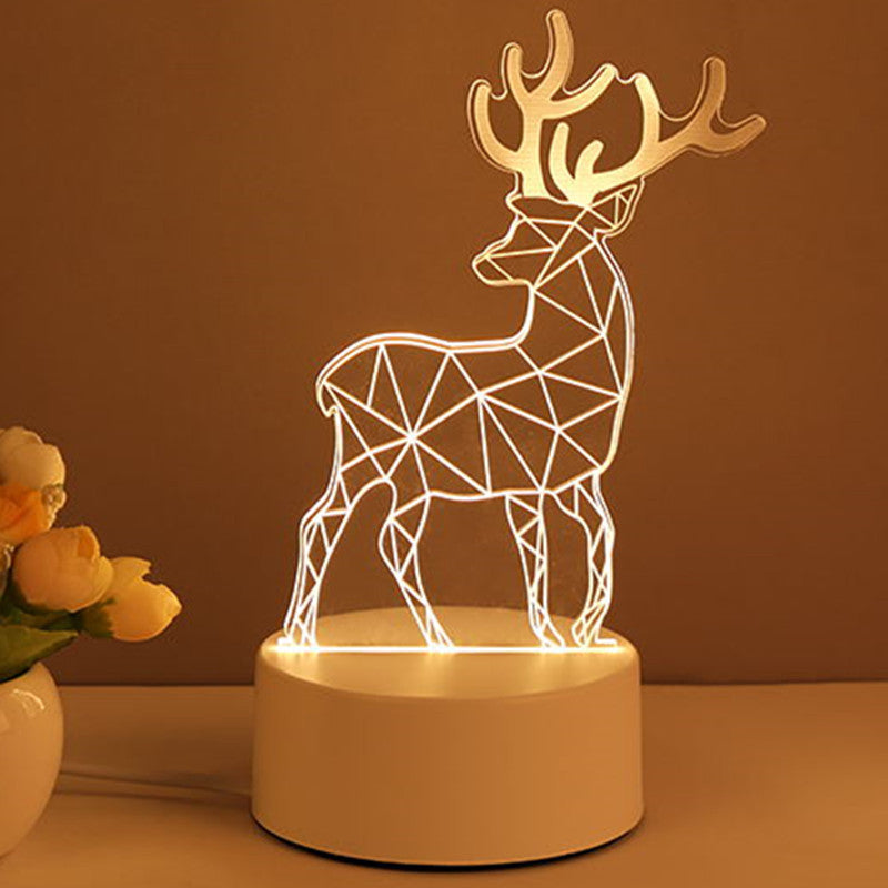 "3D Acrylic USB LED Night Light
Home Decor"