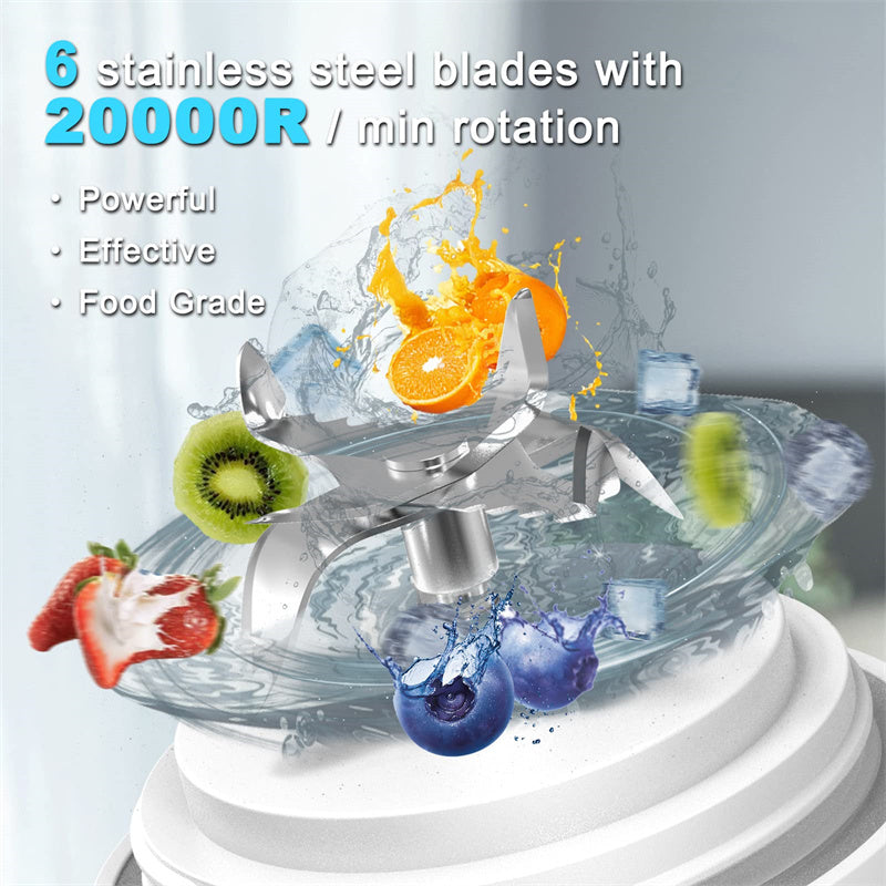 Portable Blender Juicer Personal Size Shakes And Smoothies