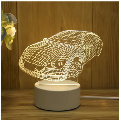 "3D Acrylic USB LED Night Light
Home Decor"